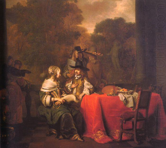 Party on a Terrace, Gerbrand van den Eeckhout